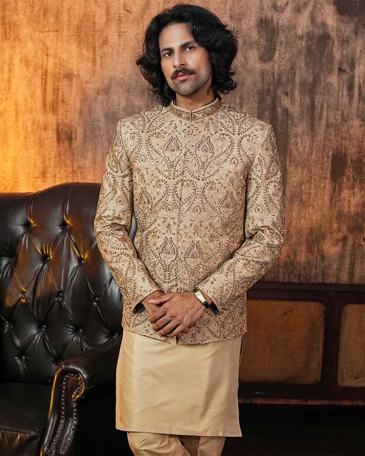 EMBROIDERED PRINCE COAT