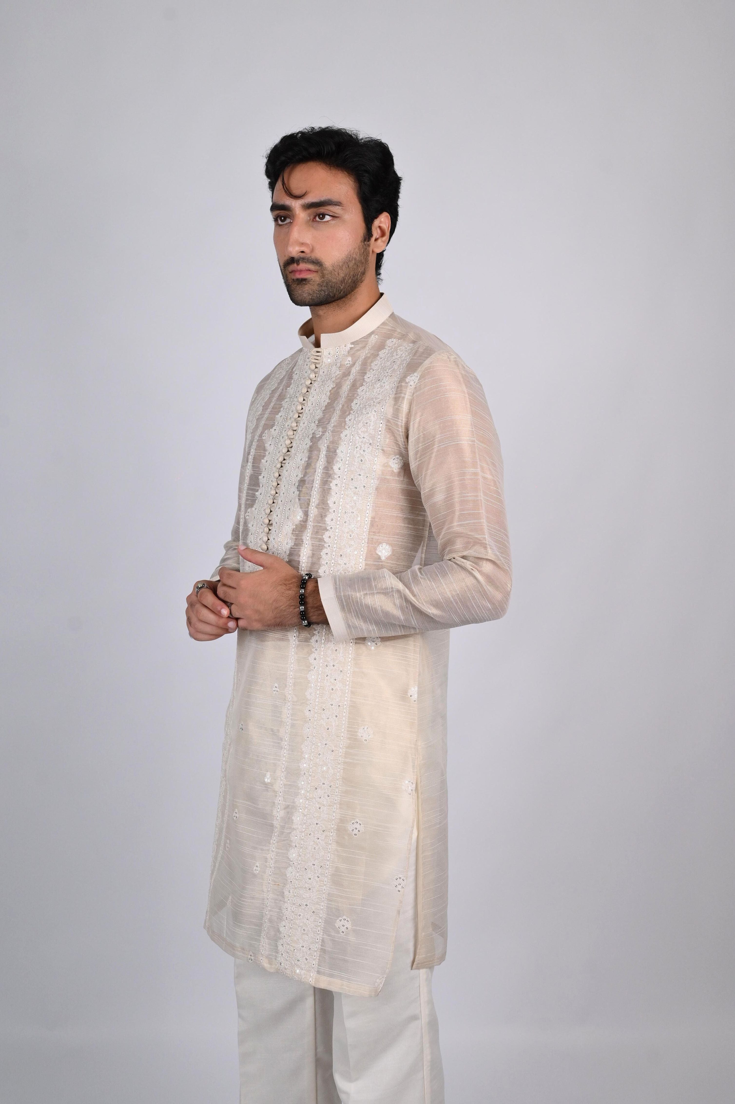 Cream Kurta Pajama