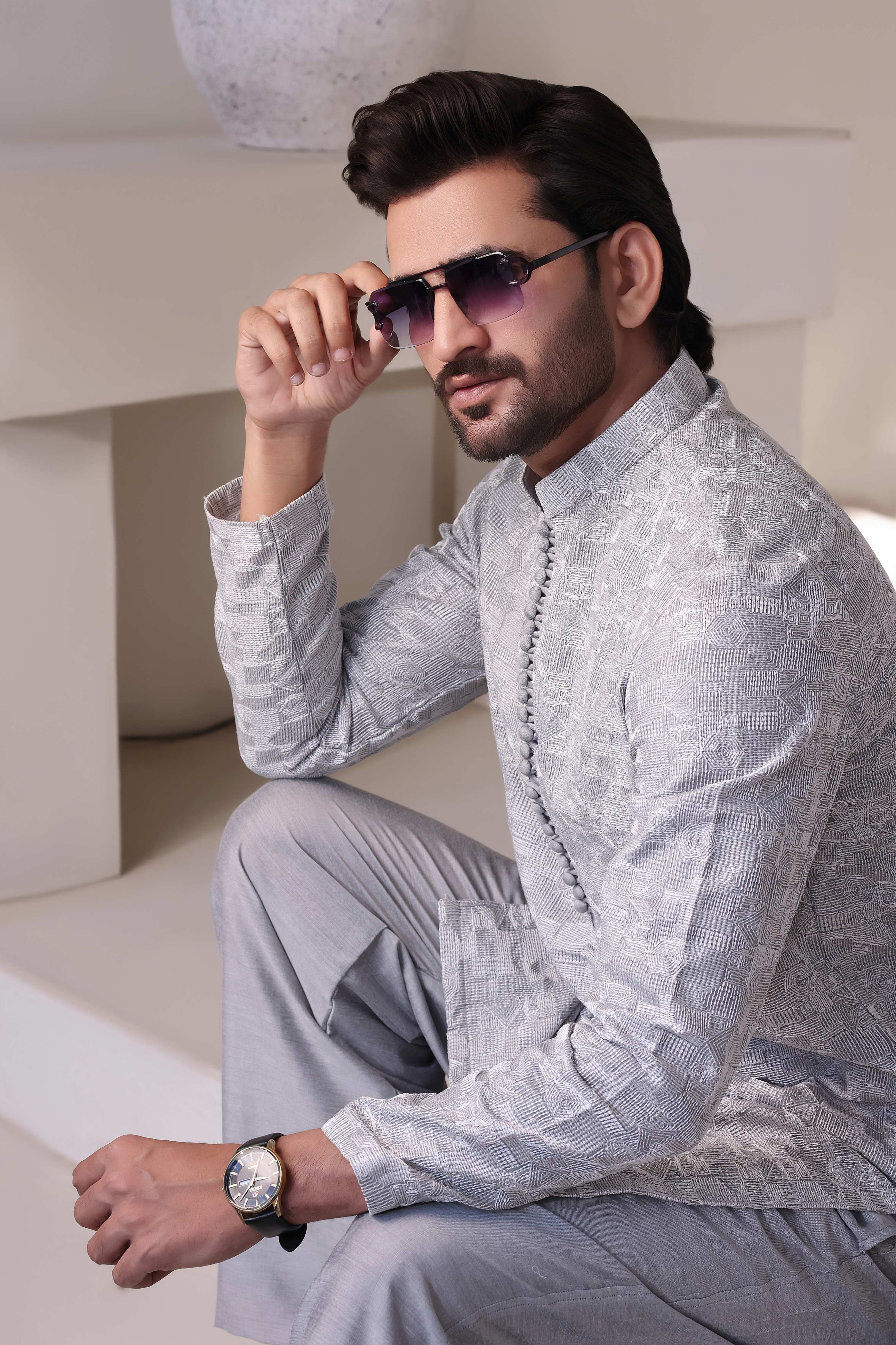 Silver Kurta Pajama