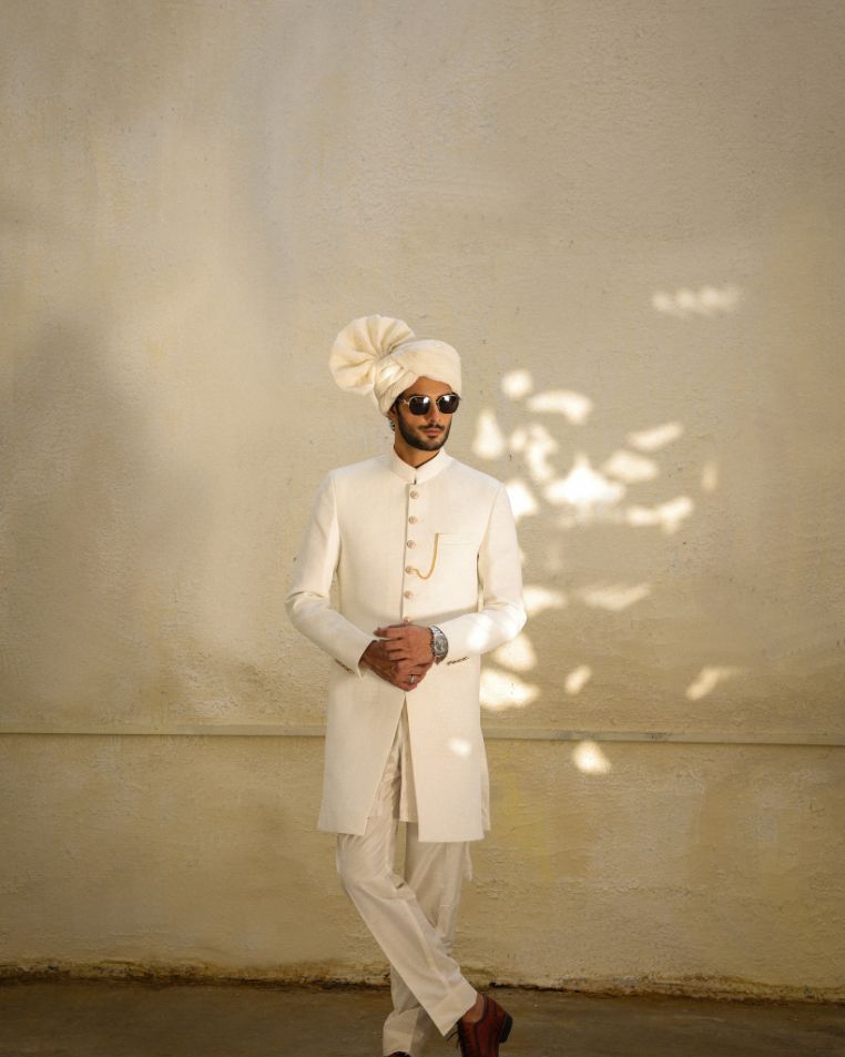 White Grace Sherwani
