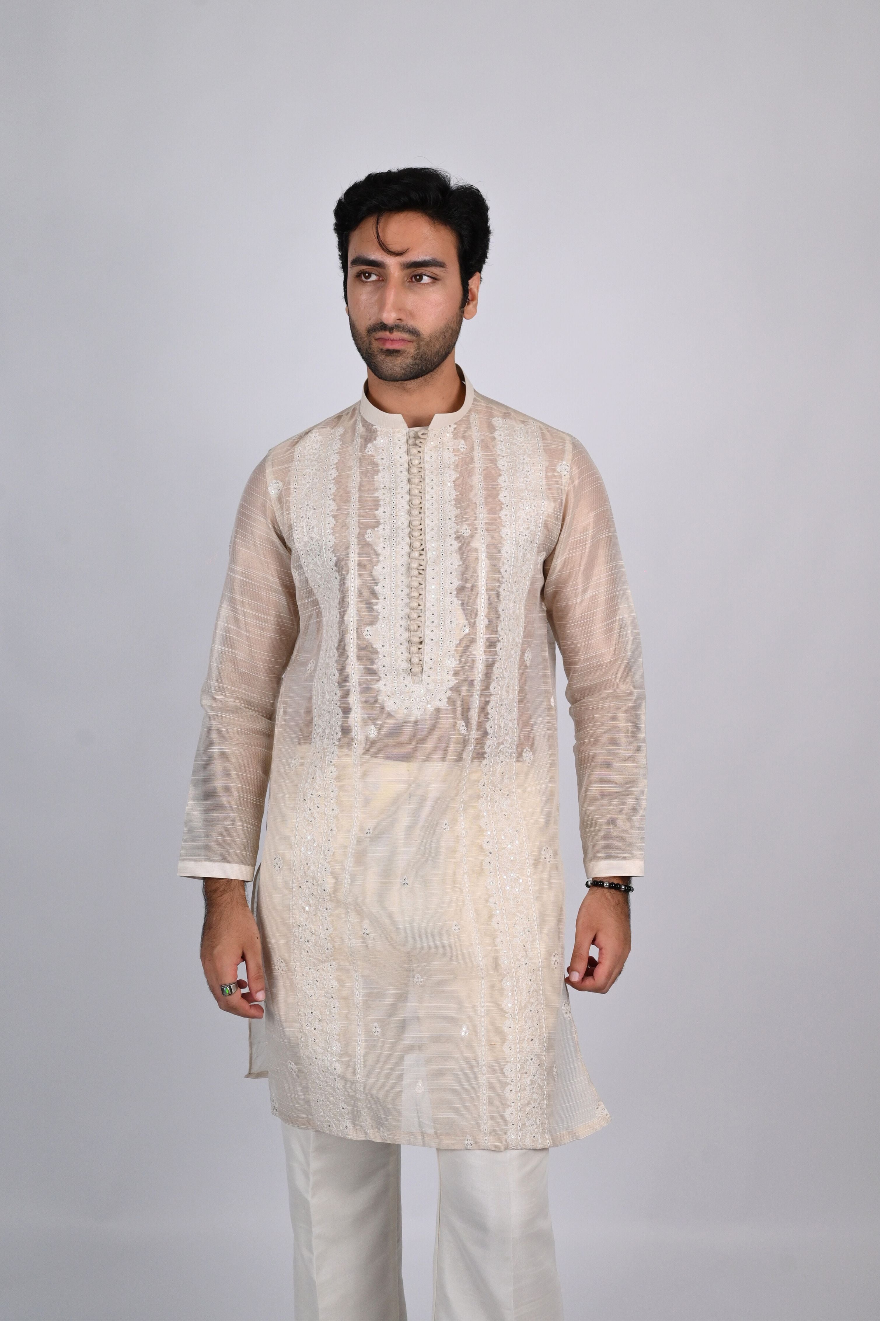 Cream Kurta Pajama