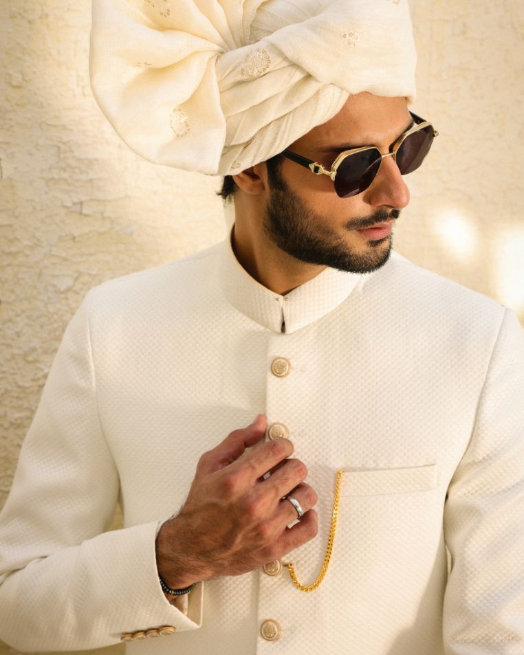 White Grace Sherwani