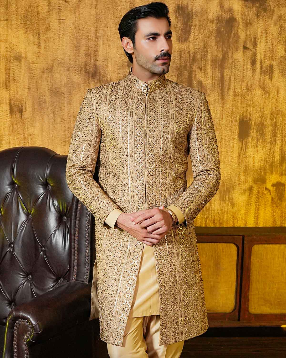 EMBROIDERED SHERWANI