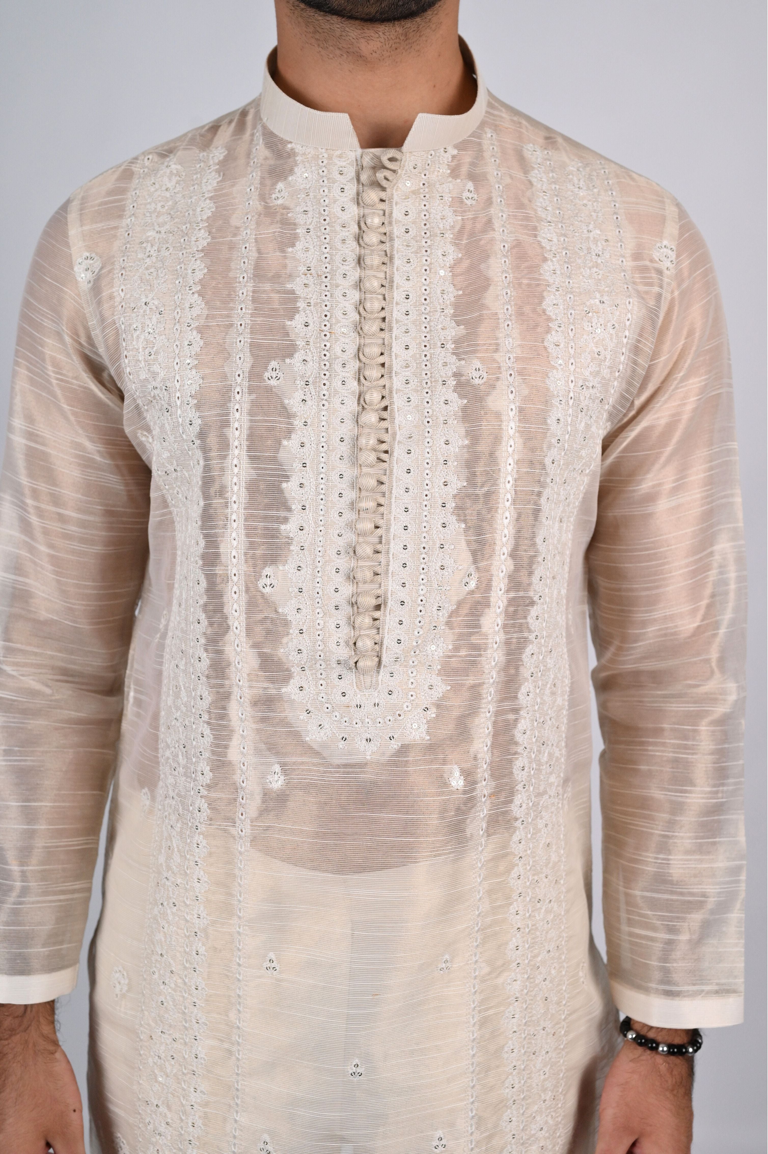 Cream Kurta Pajama