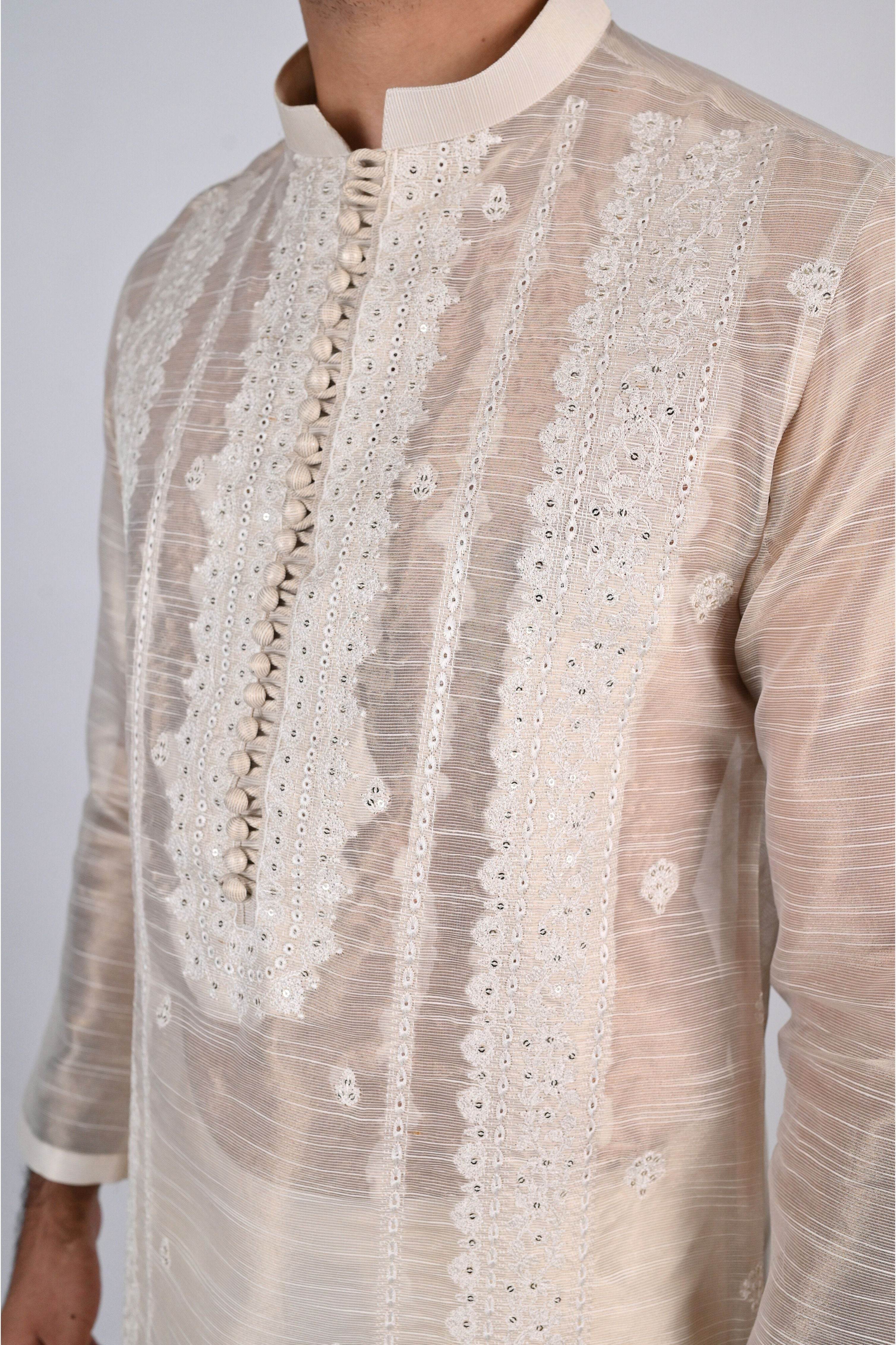 Cream Kurta Pajama