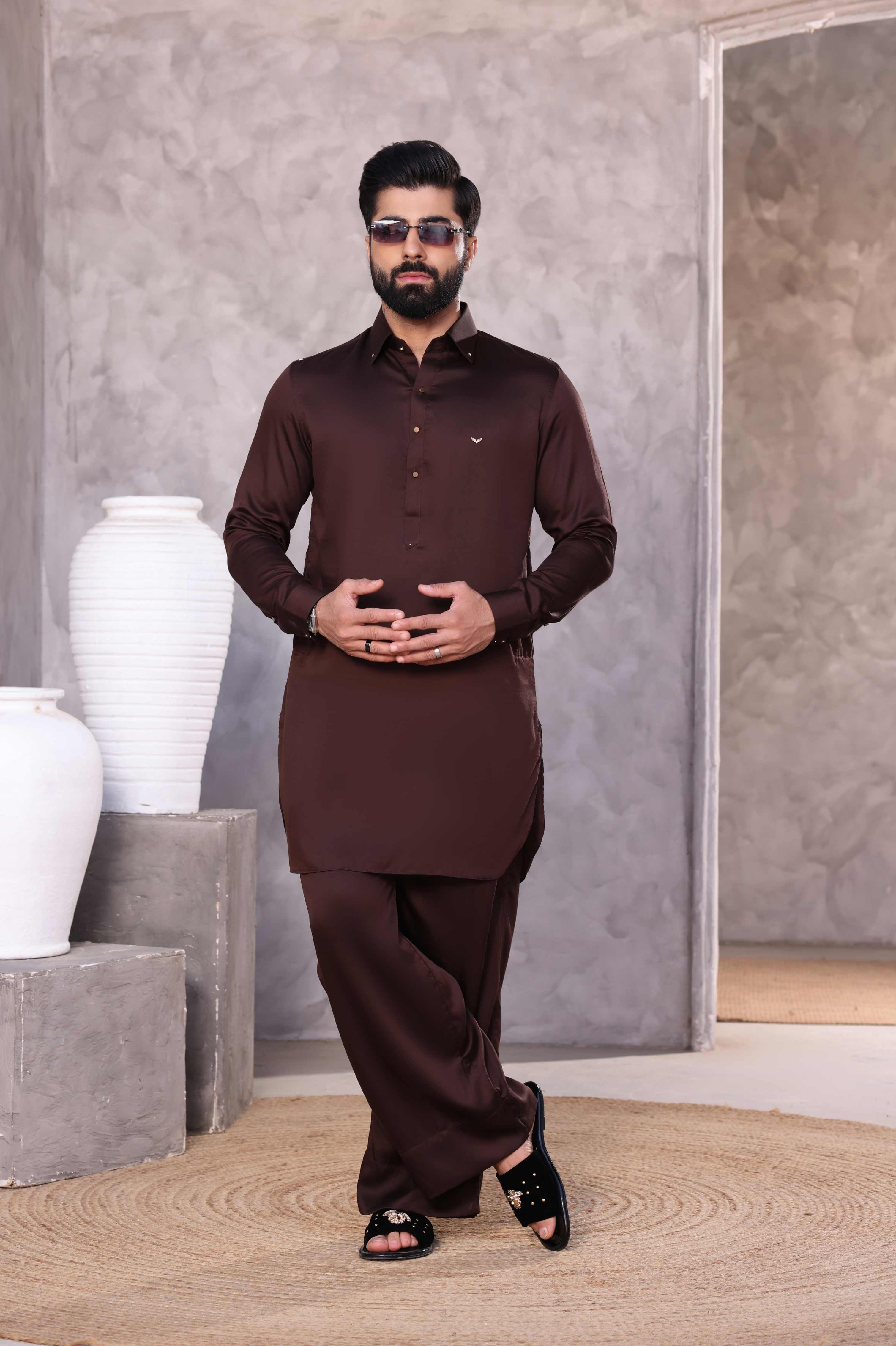 Brown Farshi Trouser