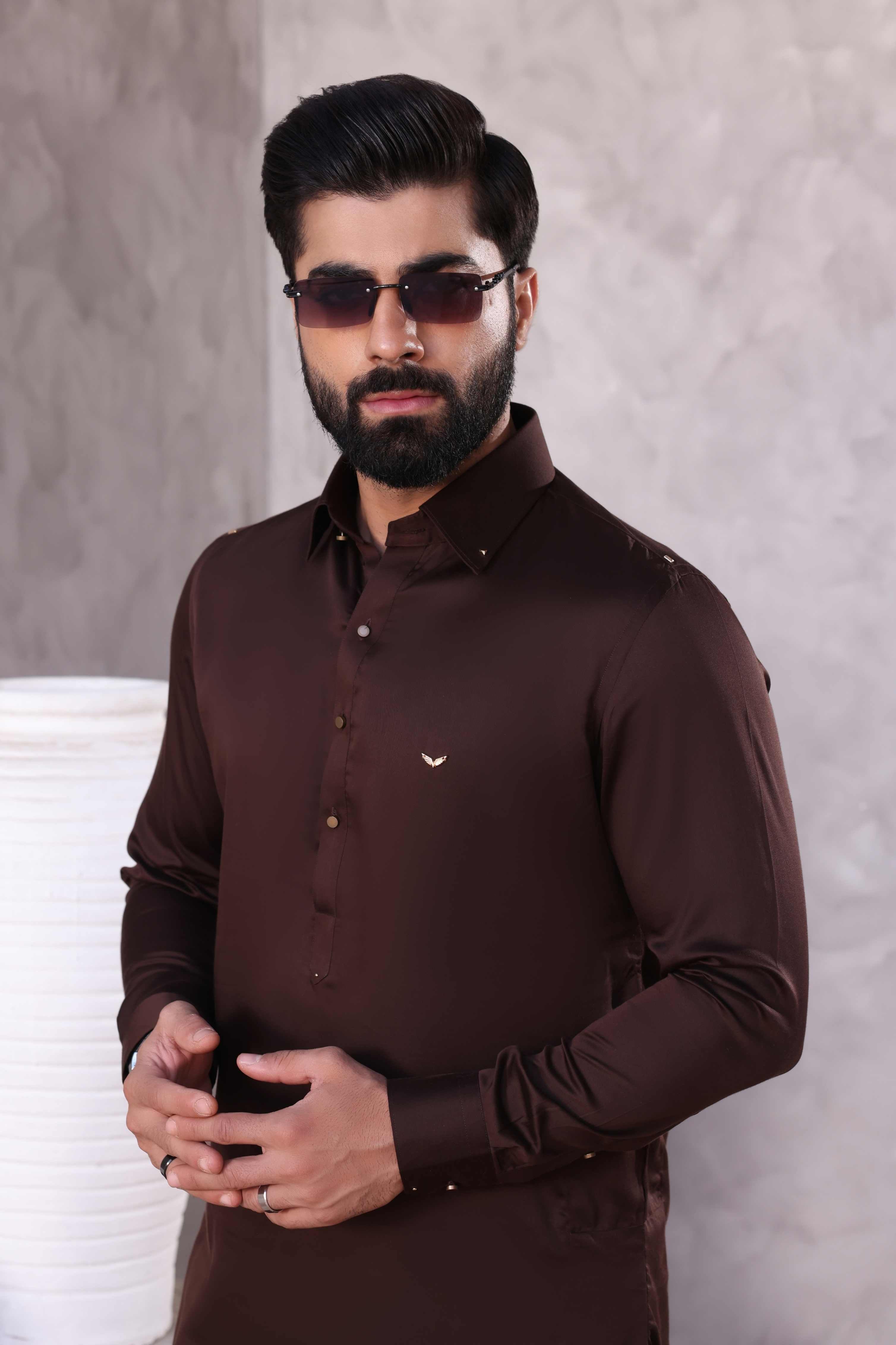 Brown Farshi Trouser