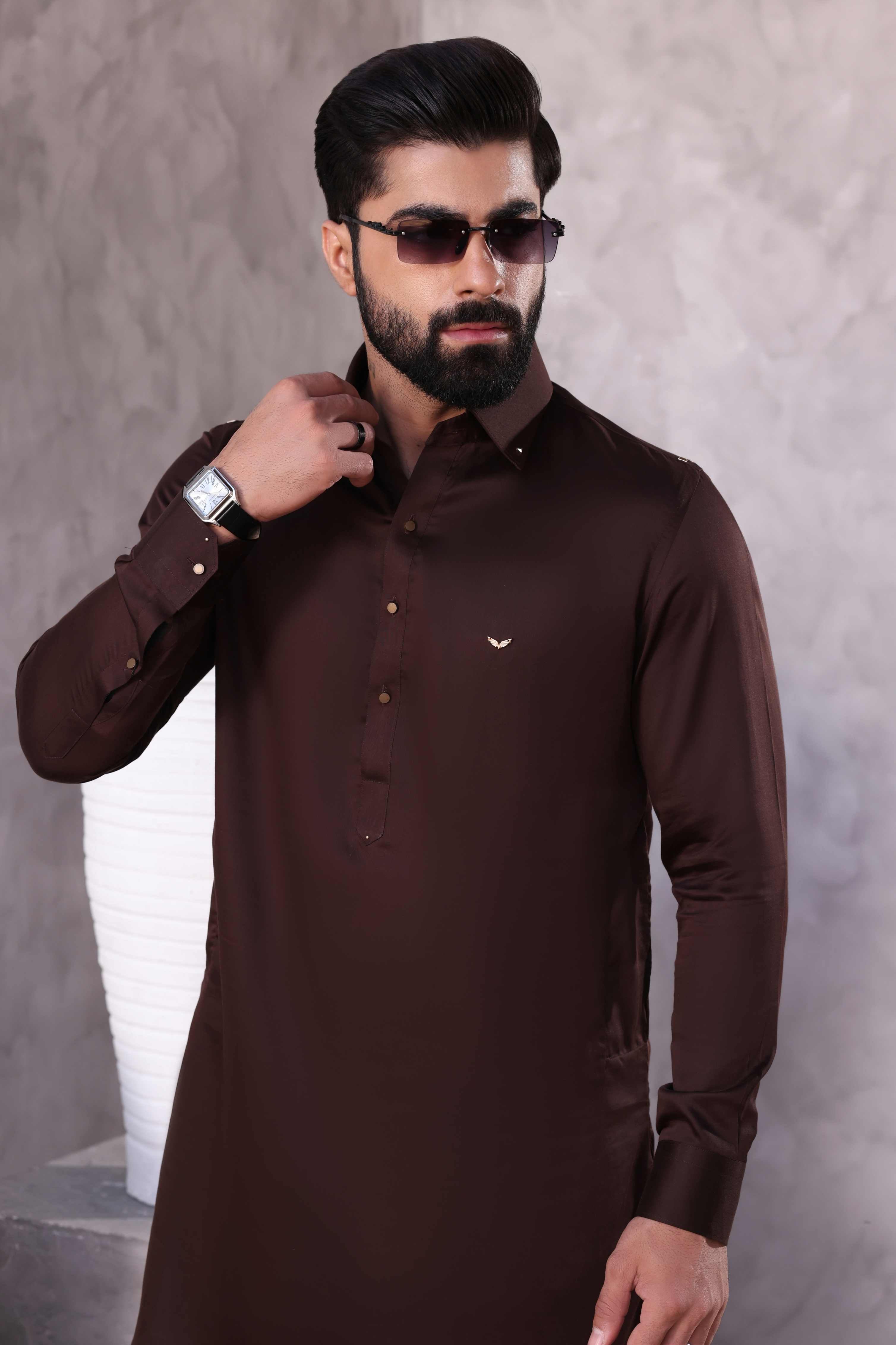 Brown Farshi Trouser