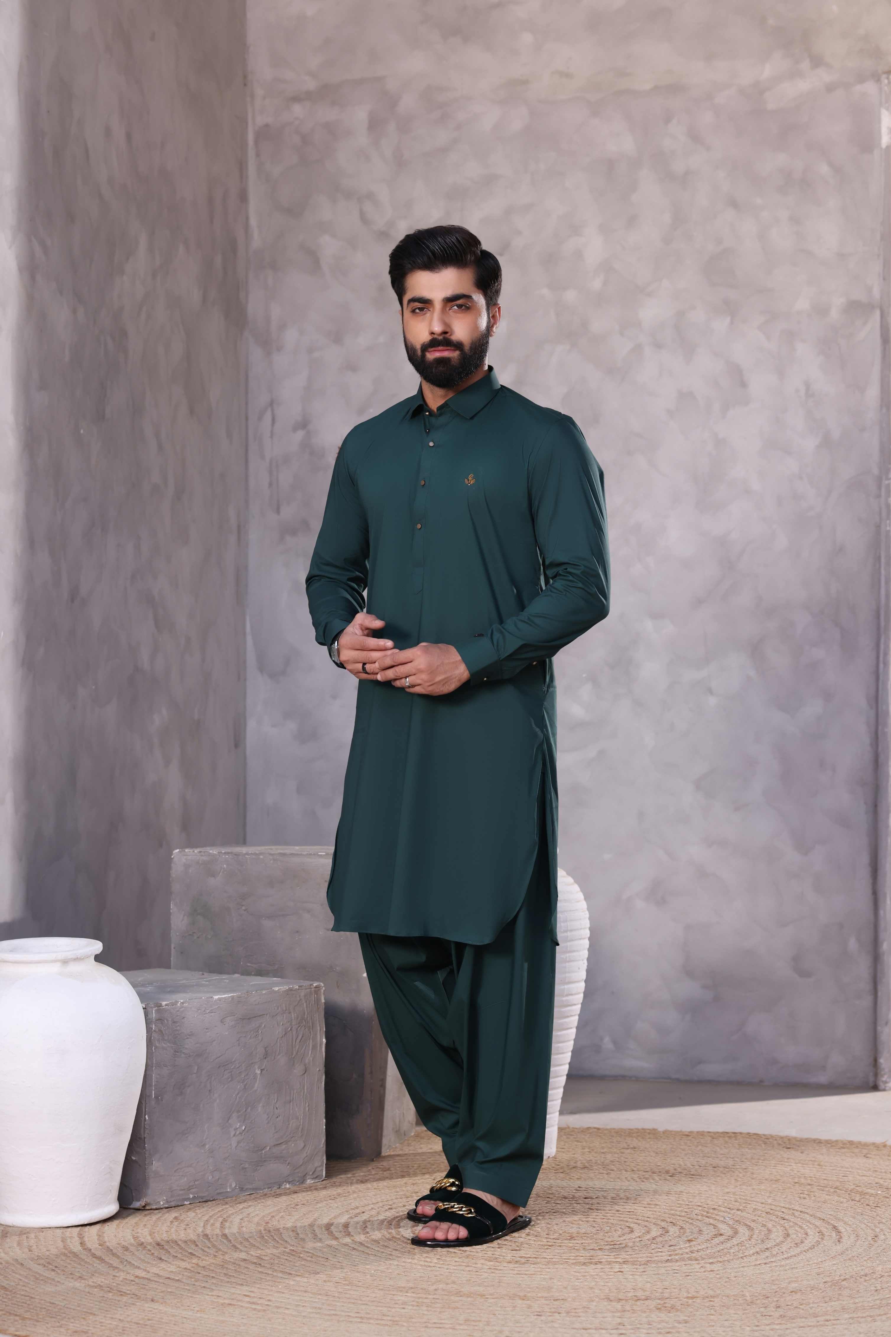 Green Shalwar Kameez