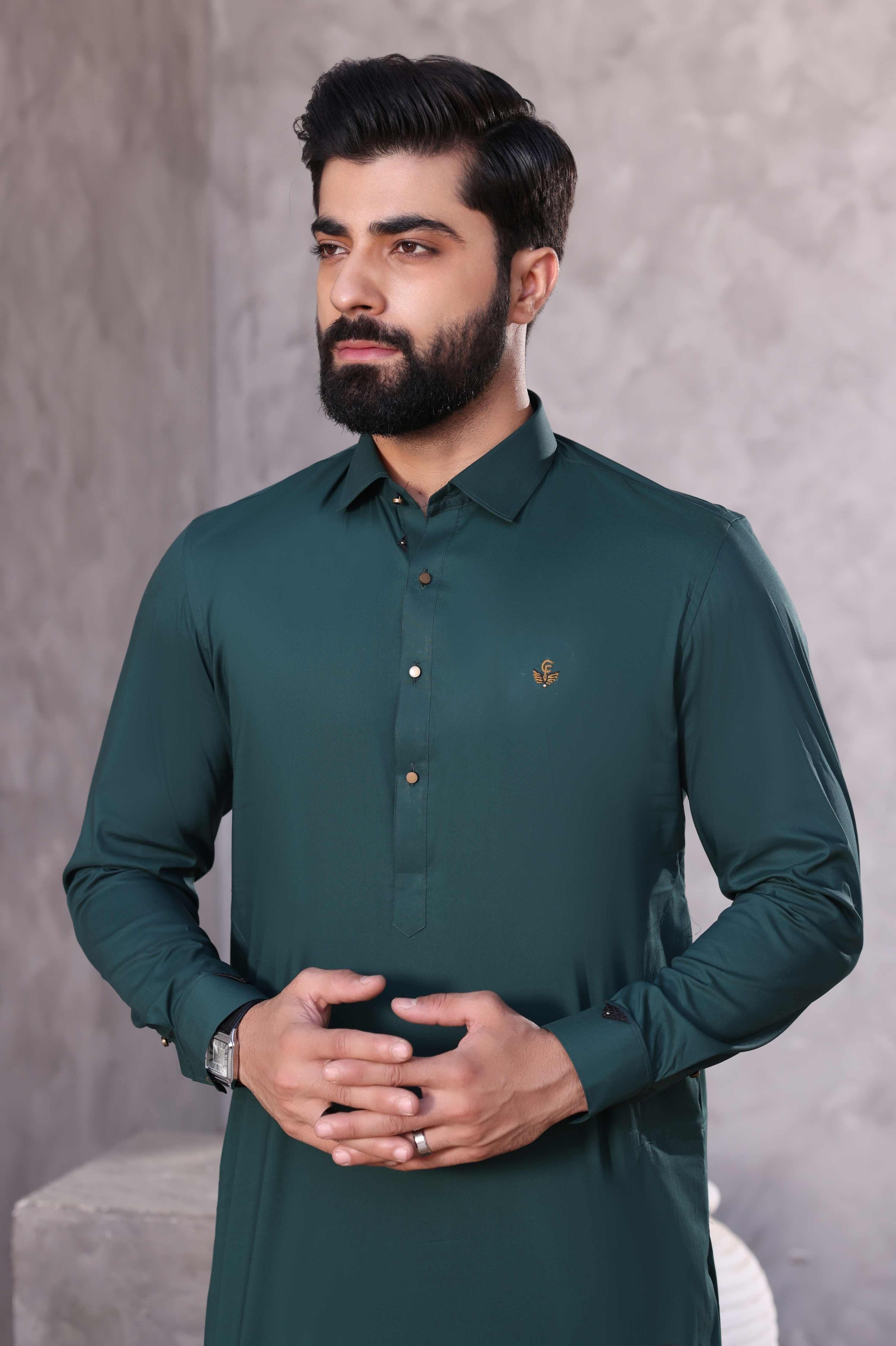 Green Shalwar Kameez