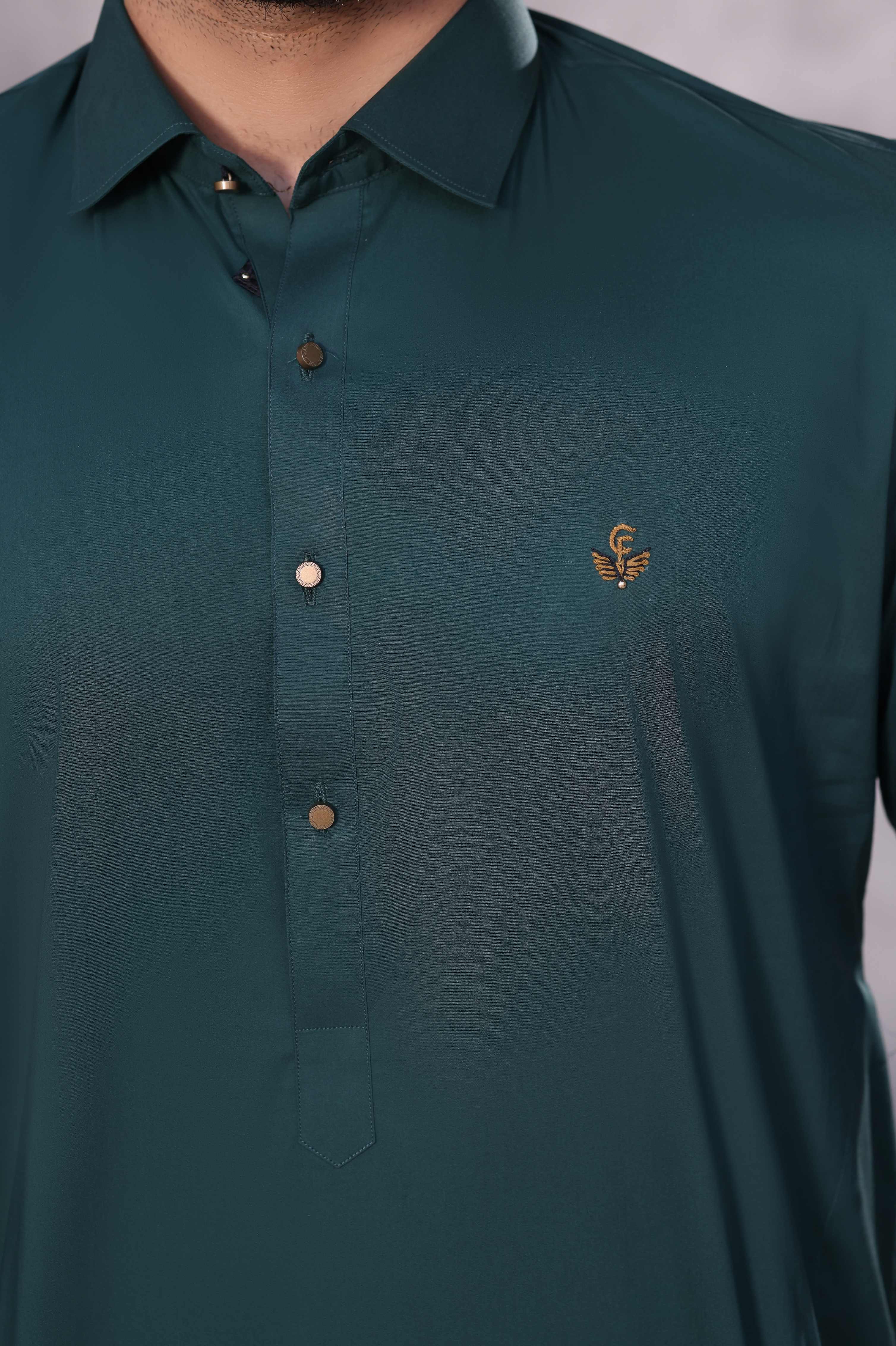 Green Shalwar Kameez