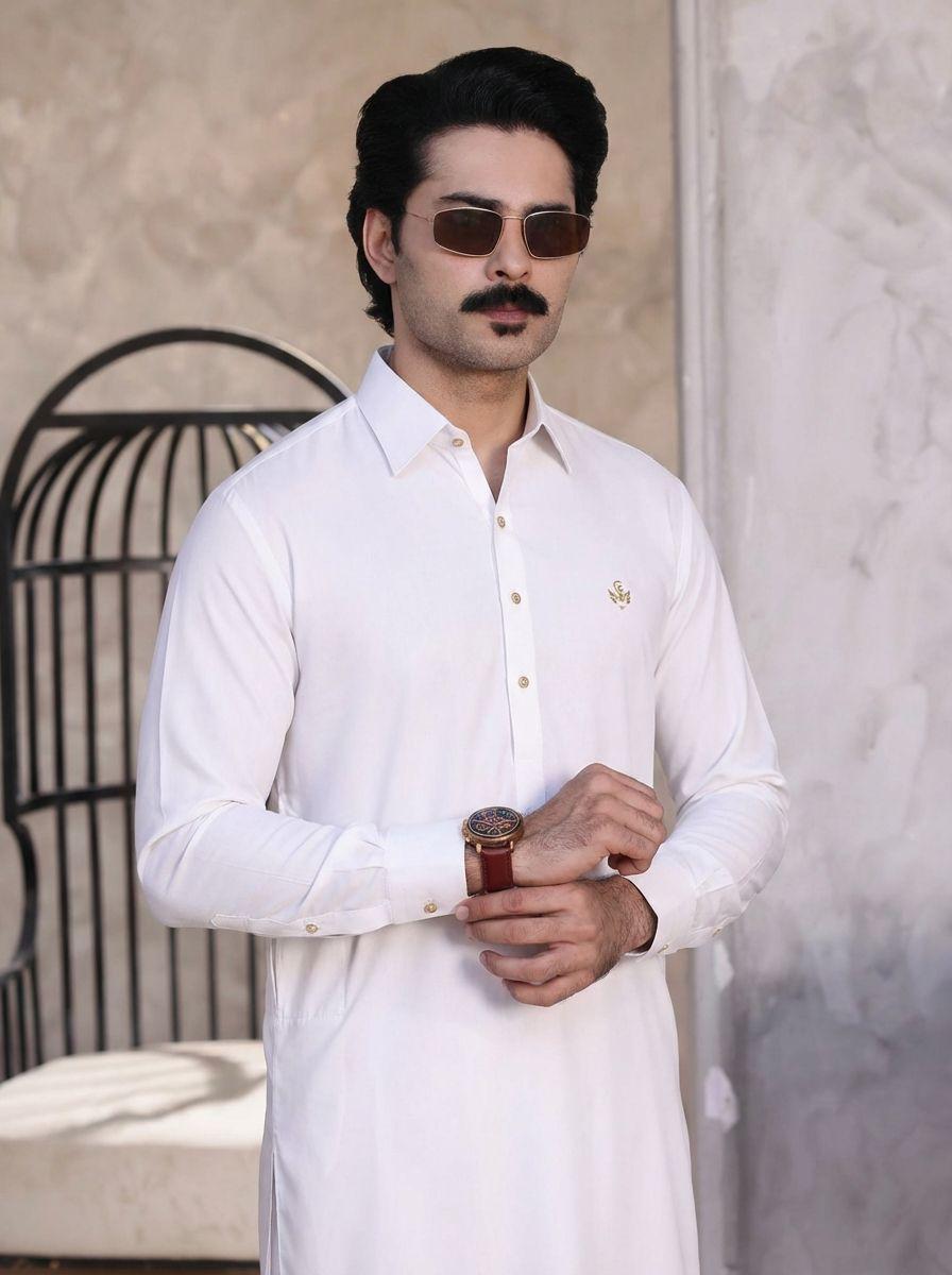 White Farshi Trouser
