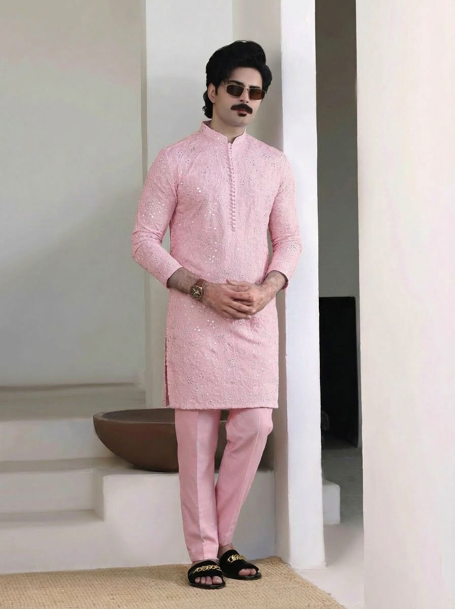 Pink Kurta Pajama