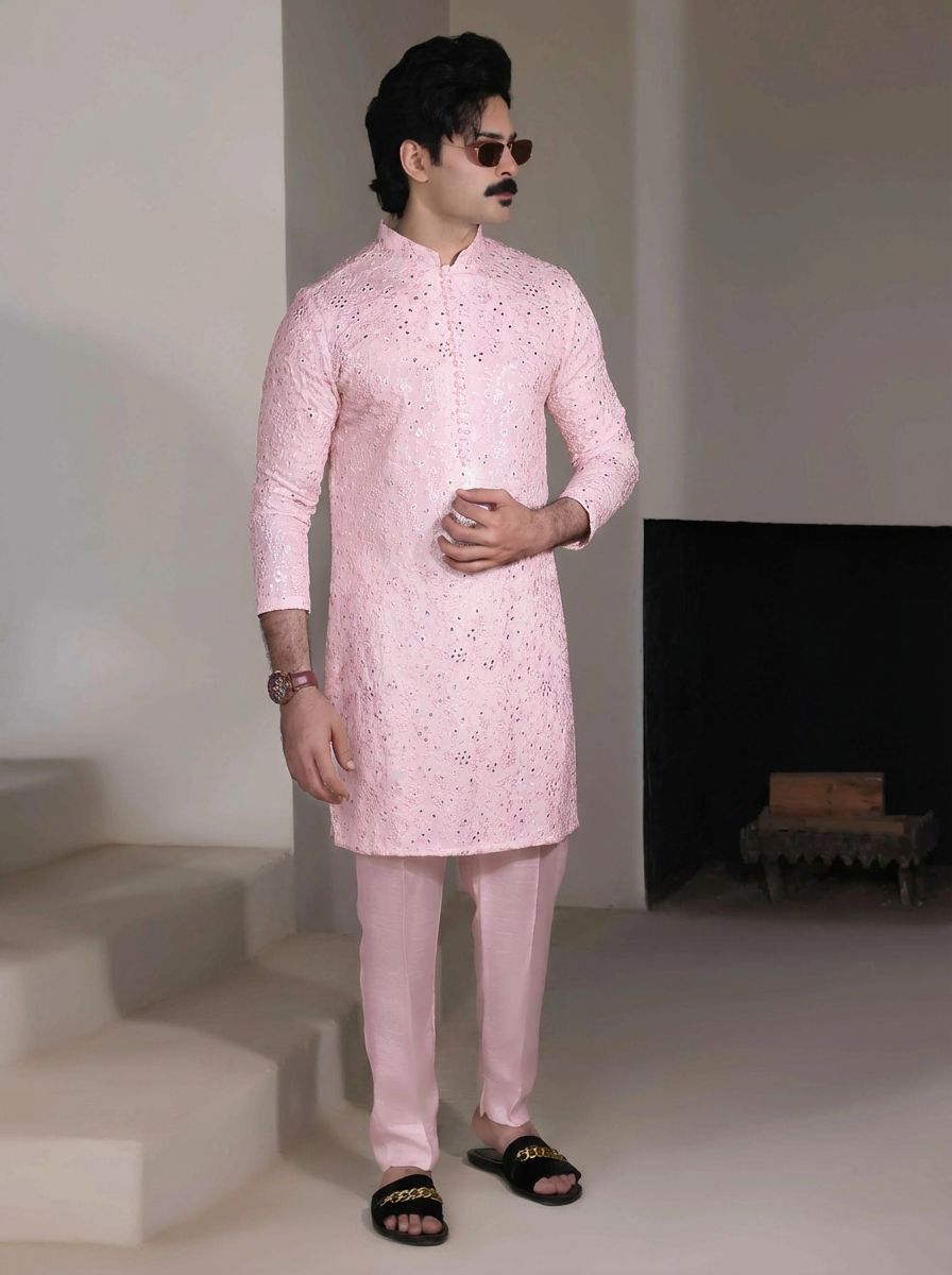 Pink Kurta Pajama