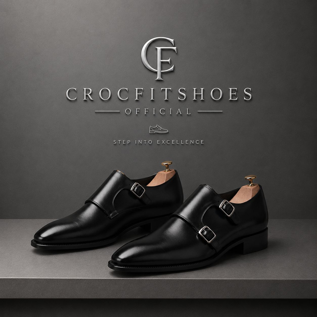 Double Monk Strap- Premium Black