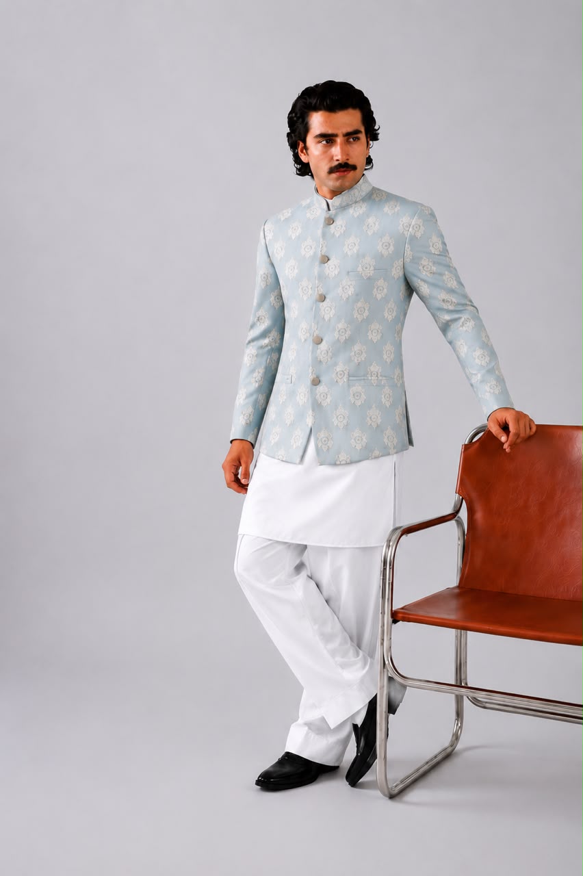 Ice Blue Majesty Prince Coat
