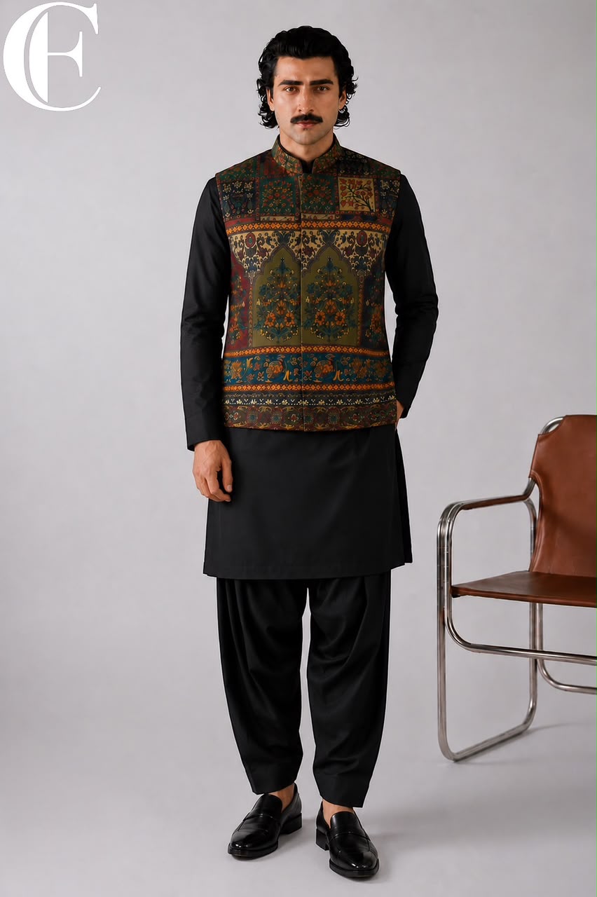 Mughal Mosaic Waistcoat