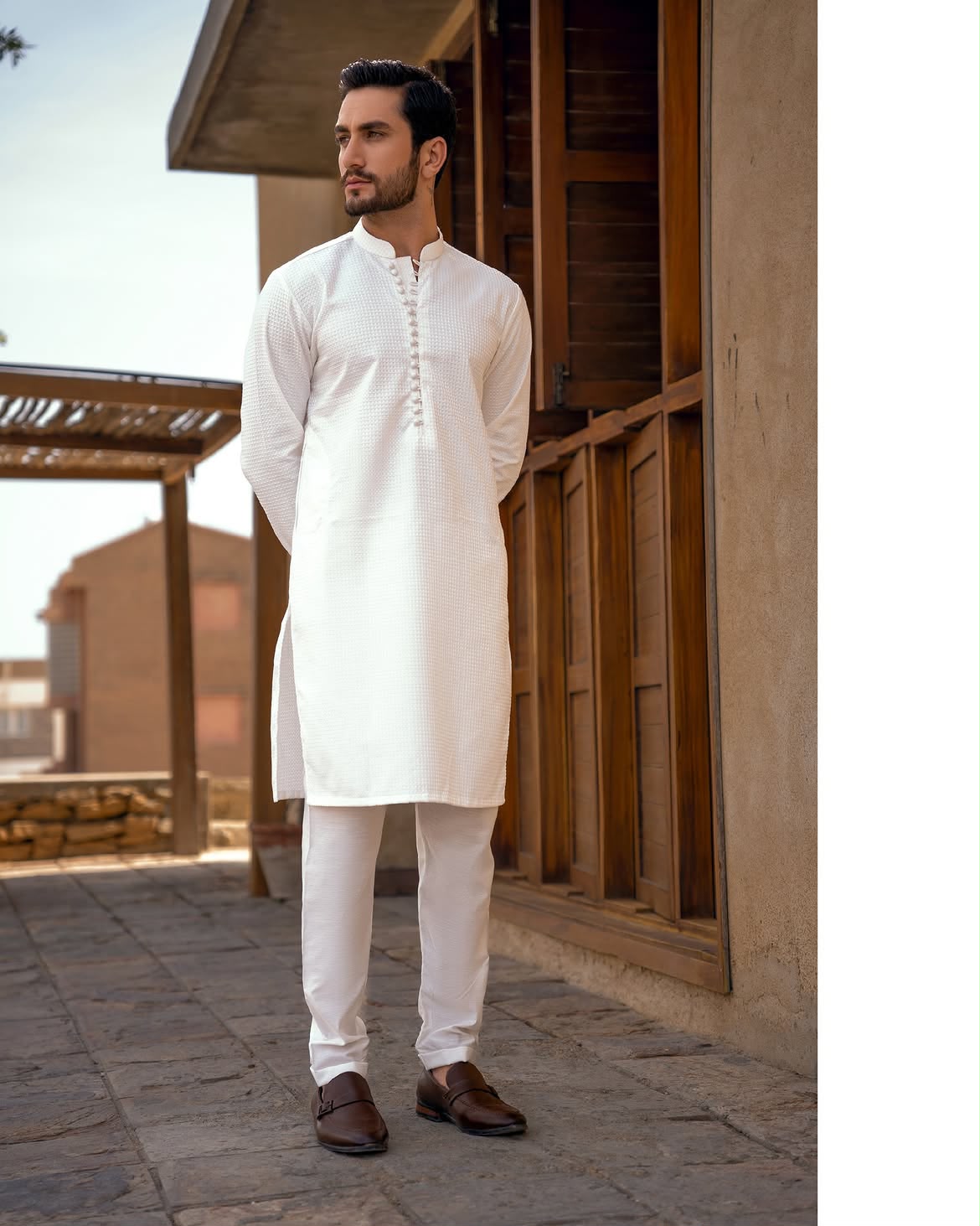 Ivory Crown Kurta Pajama