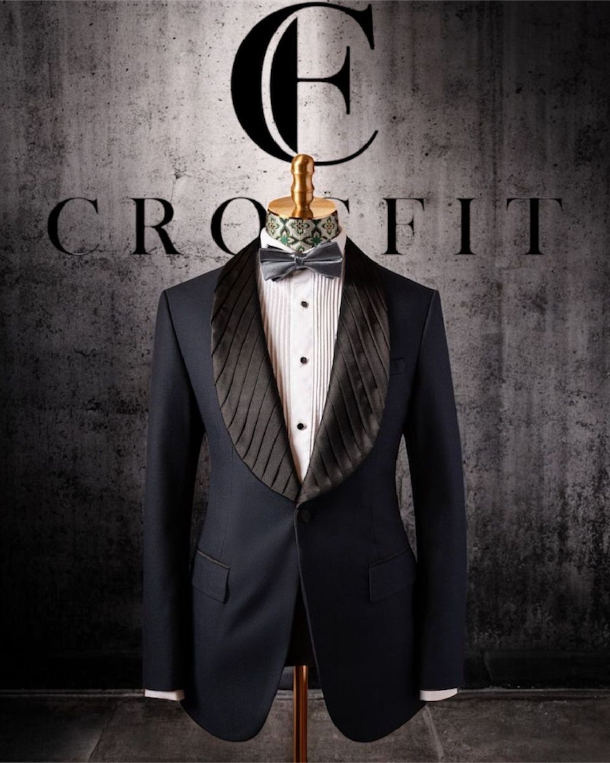 Tuxedo with all accessories suit by Crocfit Bespoke, Karachi