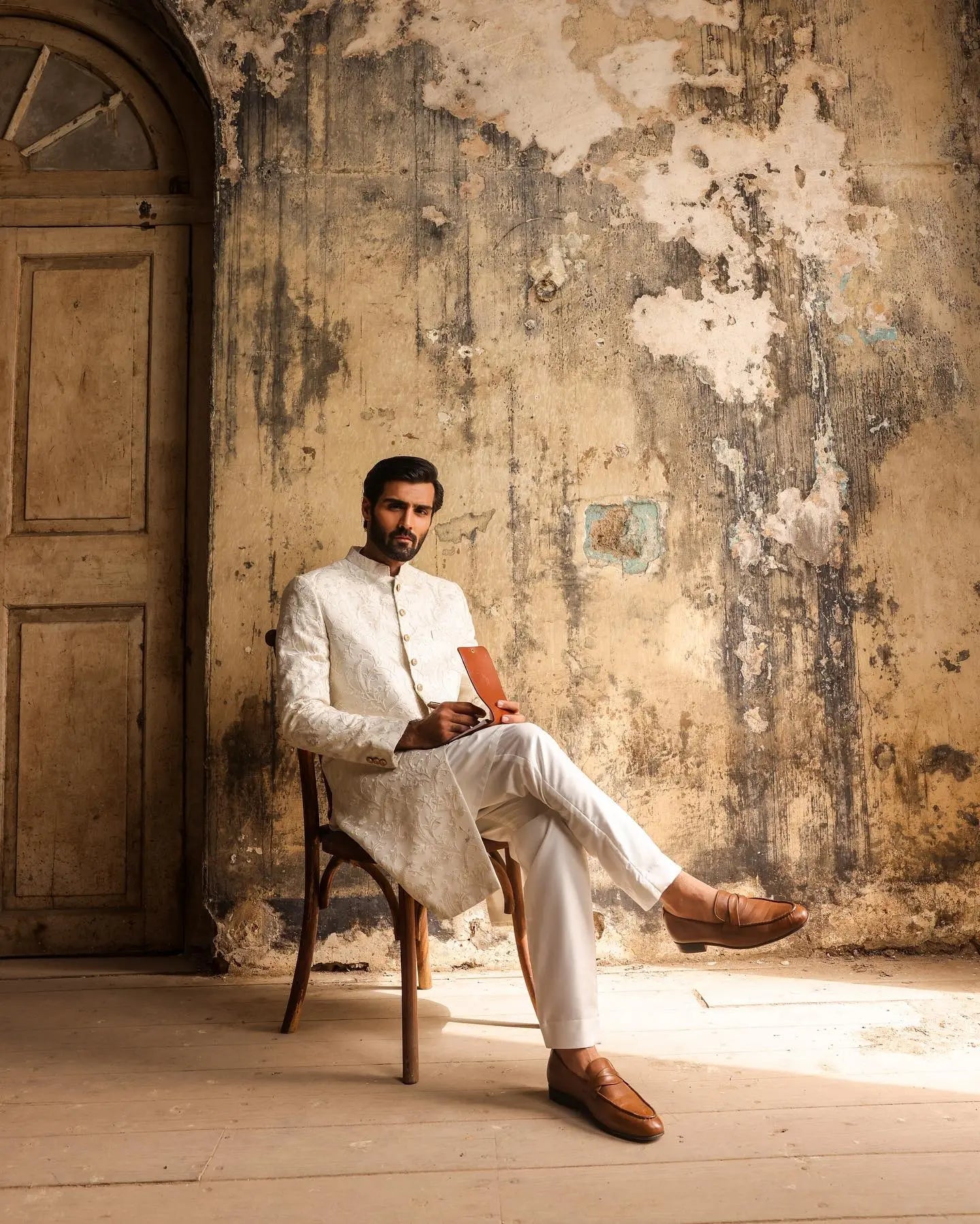 Ivory Crest Sherwani