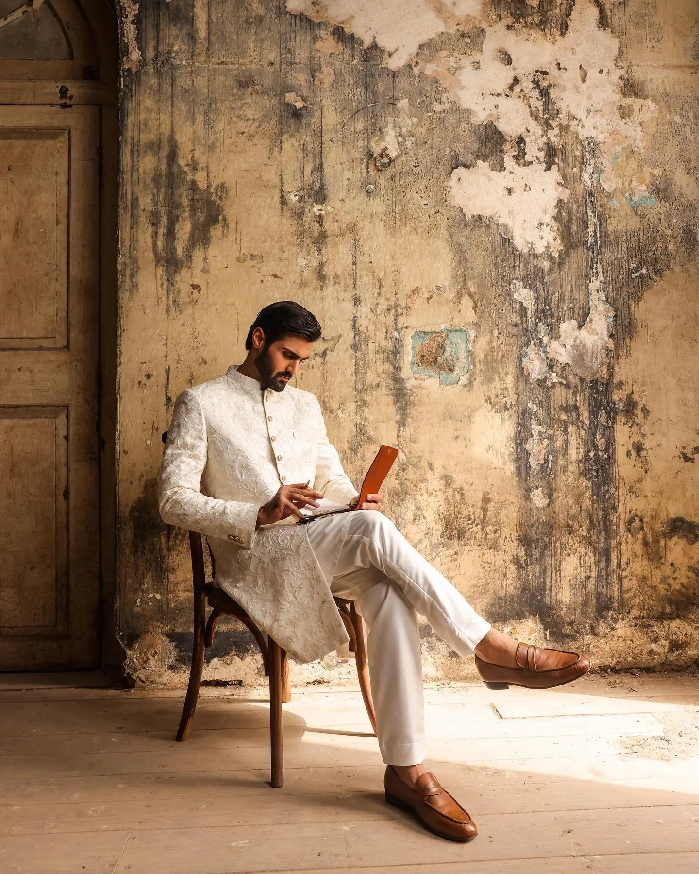 Ivory Crest Sherwani
