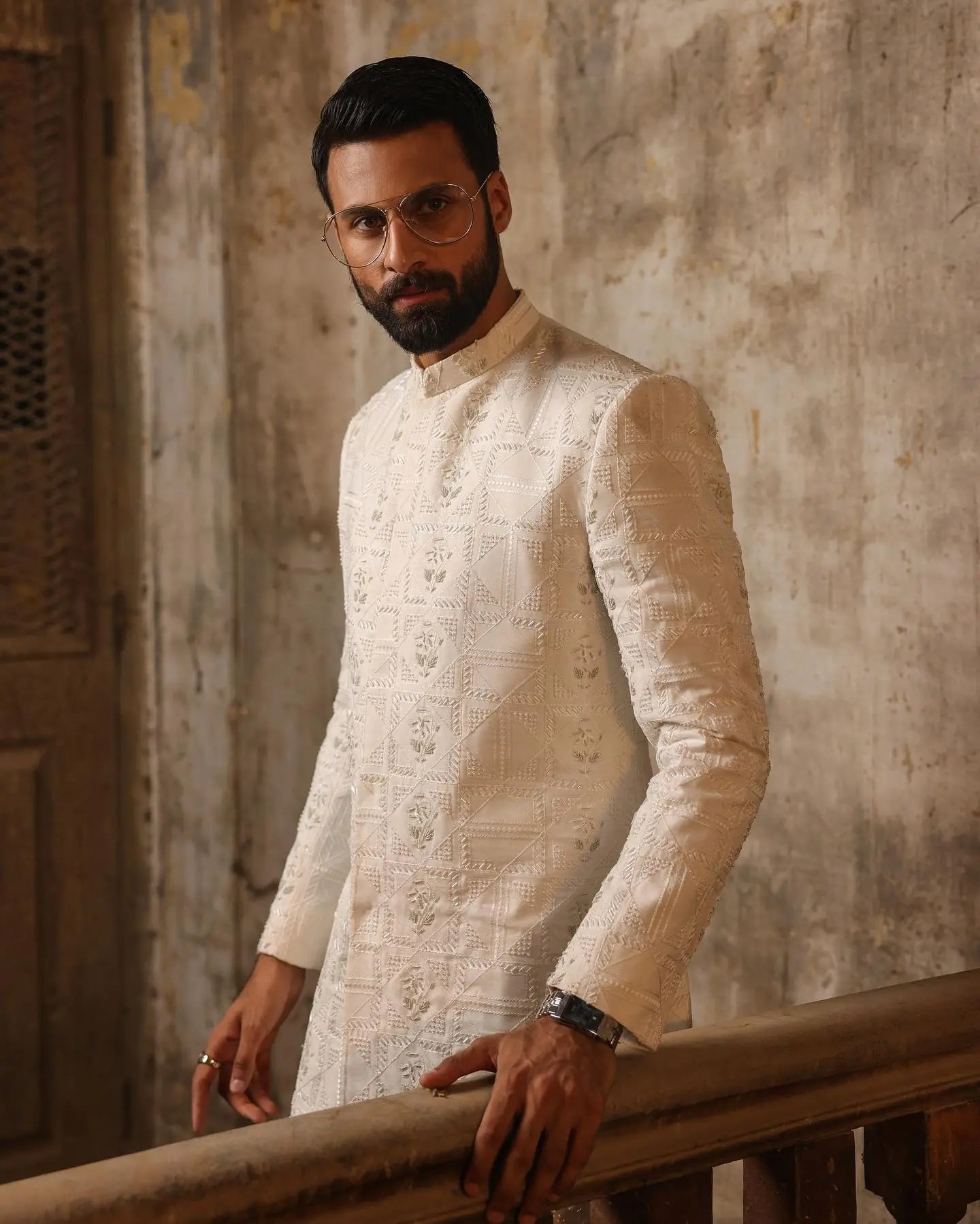Pearl Monarch Long Sherwani