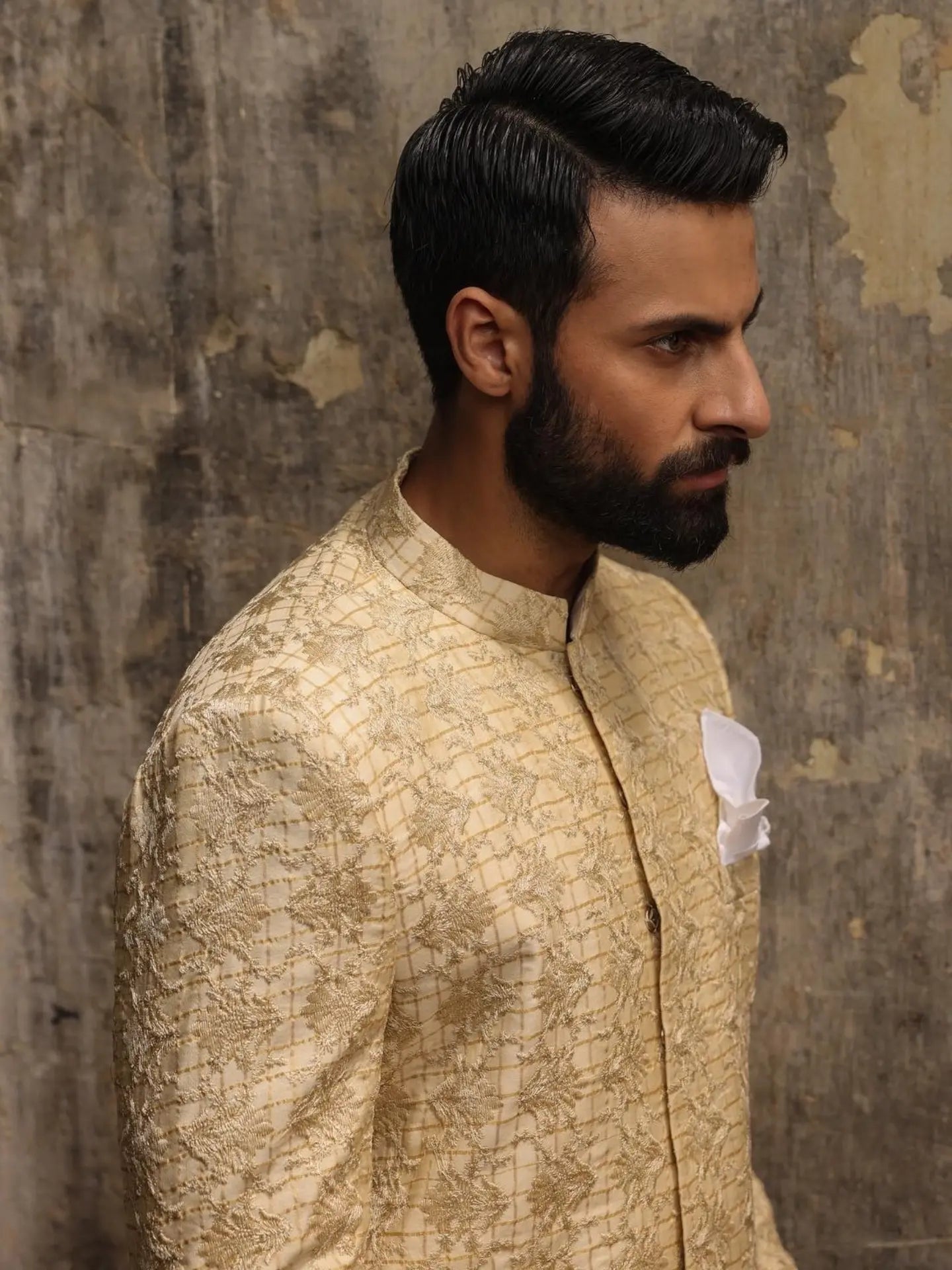 Golden Sandstone Sherwani